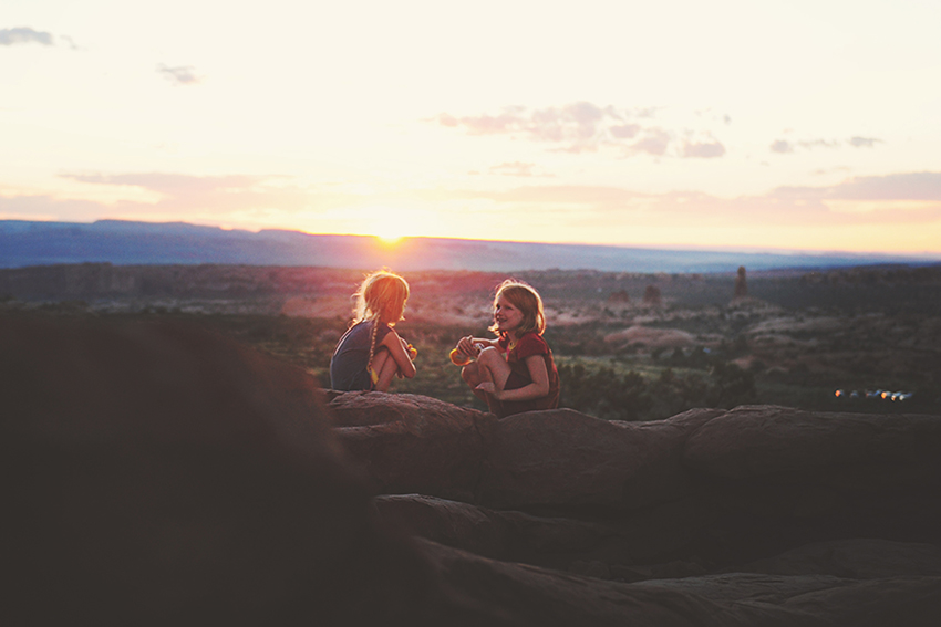 WYWH Kirsty Larmour Week 39-sunset arches national park - Utah