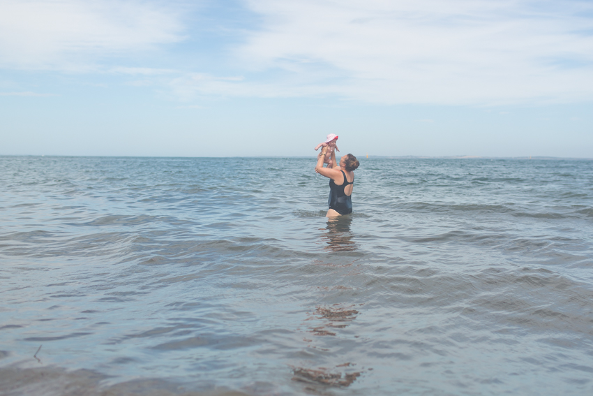 Her first ocean swim-Shoreham-Australia-Megan-Gardner-Wk5