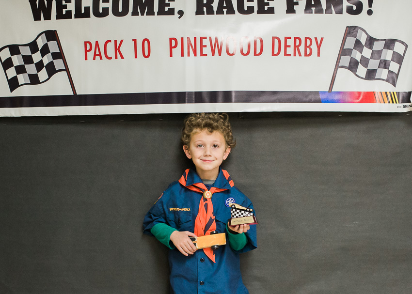 jenc_Pinewood Derby 1st Place!_pennsylvania