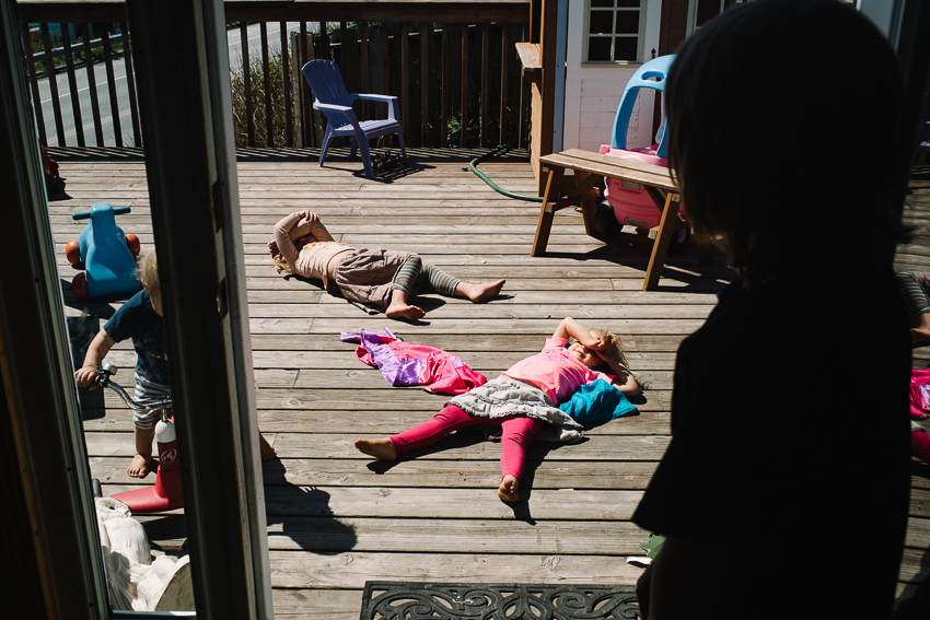 breanna peterson. sunbathing in cold weather. alaska